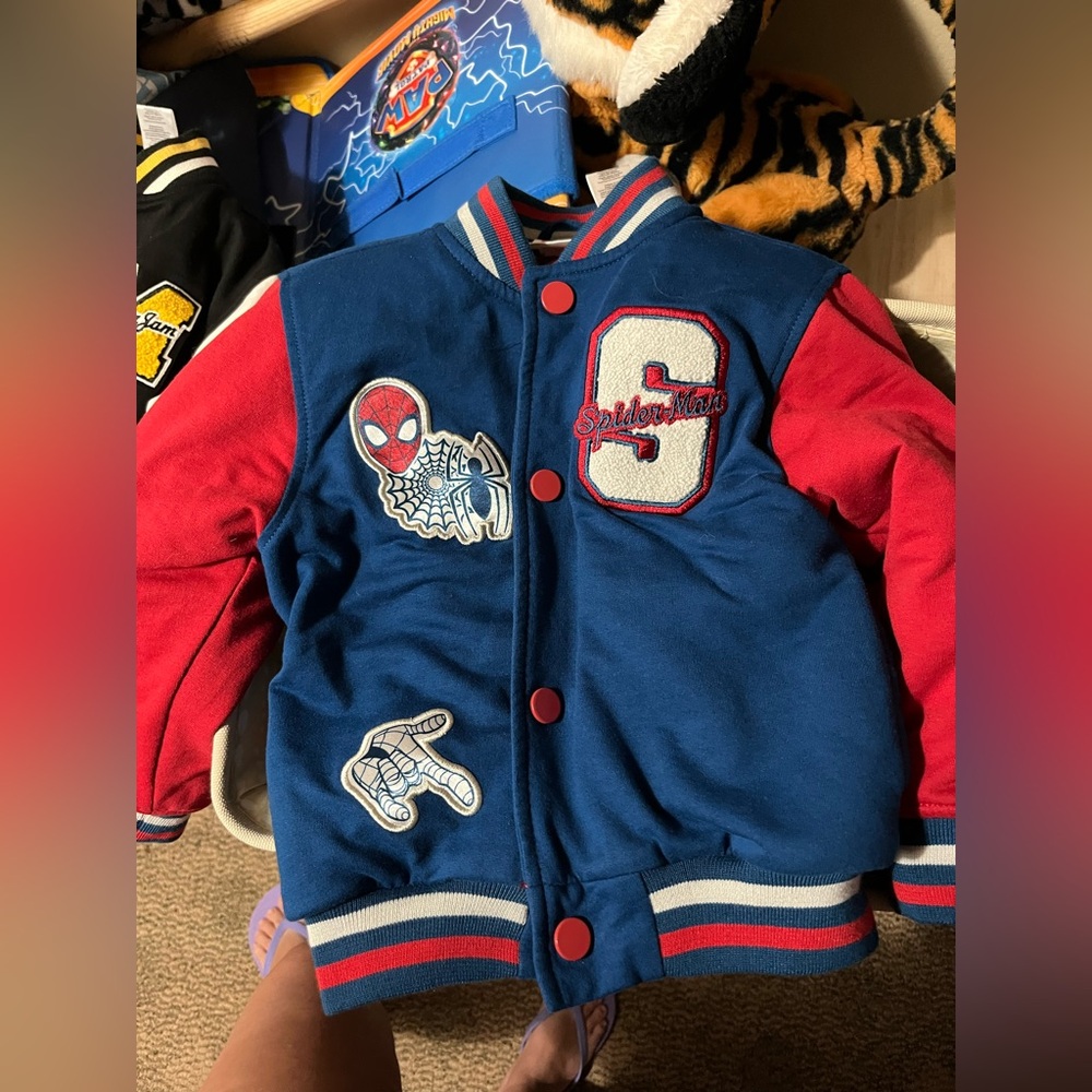 4T Spider Man Jacket NWOT